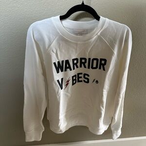 NWT spiritual gangster kendall toole peloton crew neck warrior vibes sweatshirt